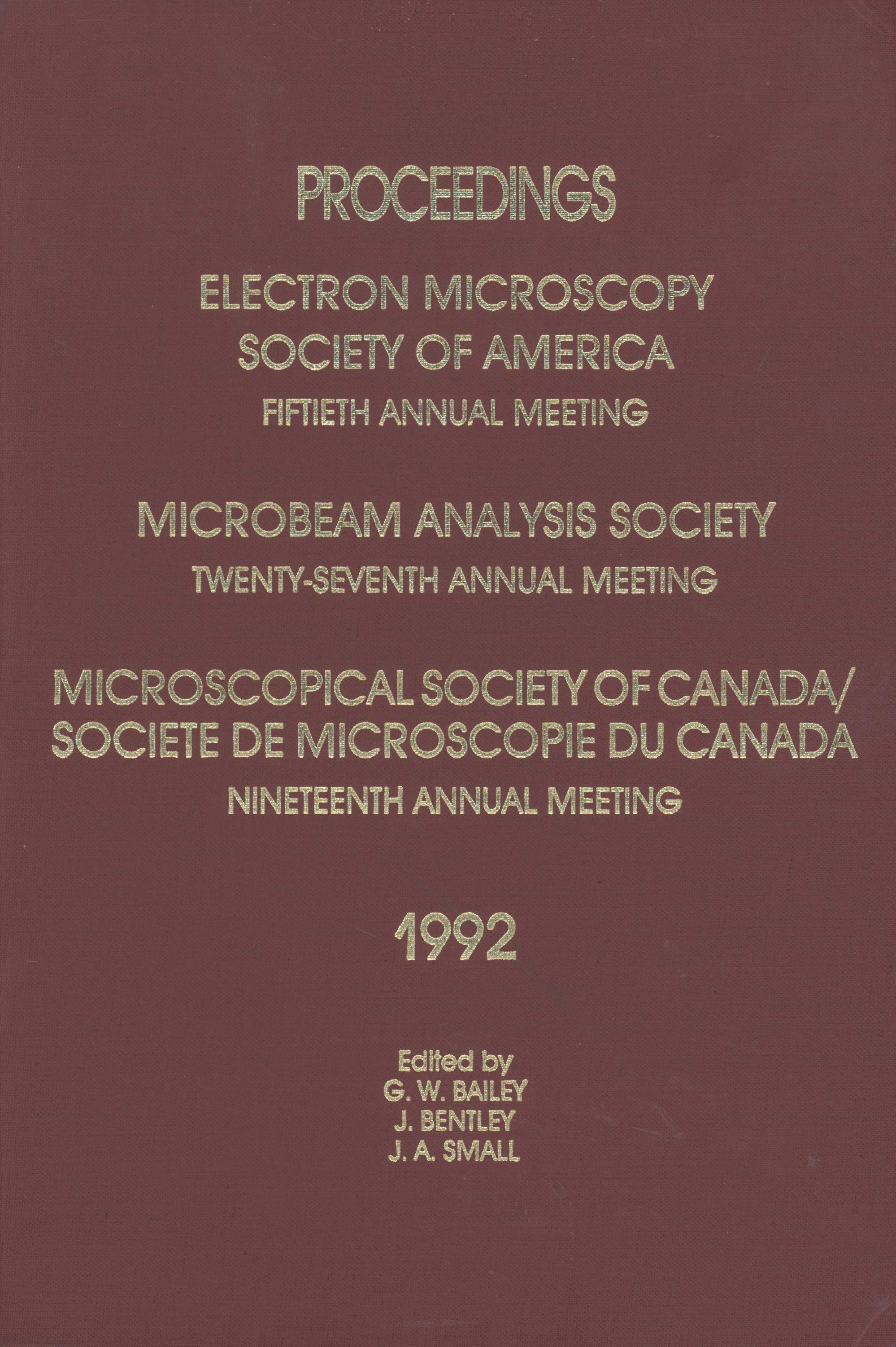 Proceedings, annual meeting, Electron Microscopy Society of America